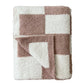 Ultra Plush Blanket || Checkered Latte